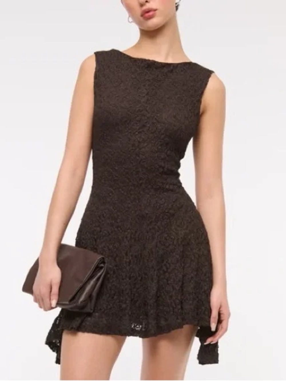 A&F Slash Lace Mini Dress